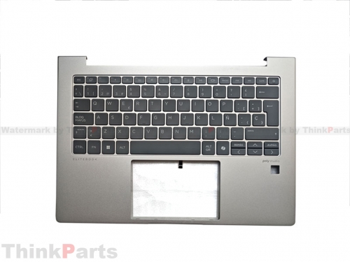 New/Original HP Probook 440 445 G11 Palmrest Keyboard Bezel Spanish Backlit N98209-071