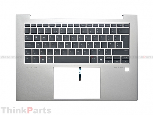 New/Original HP Elitebook 840 845 G11 14.0" Palmrest Keyboard Bezel UK-English Backlit N93655-031