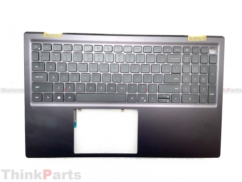 New-Original Dell Vostro 5510 5515 15.6" Palmrest Keyboard Bezel US Backlit Gray 0JVYYX