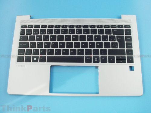New/Original HP ProBook 440 445 G9 Palmrest Keyboard Bezel Spanish Non backlit N01286-071
