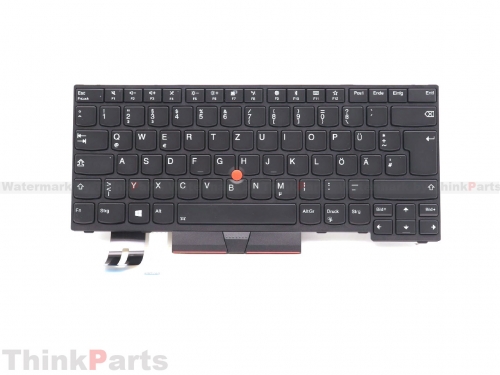 New/Original Lenovo ThinkPad L380 Yoga L390 Yoga L480 L490 Keyboard GER German Backlit Black 01YP372