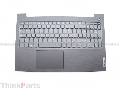 New/Original Lenovo V15 G2 ITL ALC IJL Palmrest Keyboard Bezel Upper Latin Spanish Non-Backlit Black 5CB1B96471