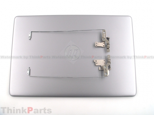 New/Original HP 250 255 G8 G9 15.6" LCD Back Cover Silver and Hinges M31082-001