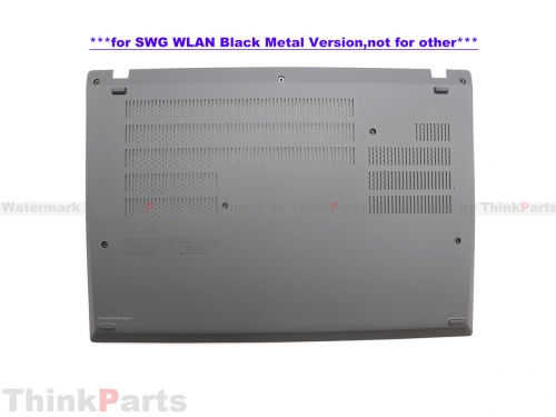 New/Original Lenovo ThinkPad P14s Gen 4 Base Cover Lower Case for WLAN SWG Graphics Black 5CB1L57512