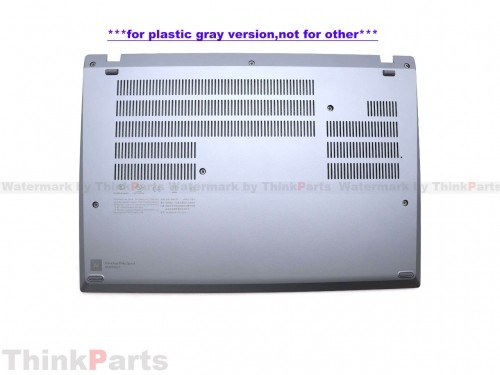 New/Original Lenovo ThinkPad P14s Gen 4 Base Cover Lower Case for Plastic Gray 5CB1L57508