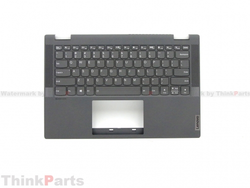 New/Original Lenovo IdeaPad Flex 5-14IIL05 14ITL05 14ARE05 Palmrest Keyboard Bezel US Backlit Gray for Non-Fingerprint 5CB0Y85426