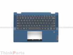 New/Original Lenovo IdeaPad Flex 5-14ITL05 14IIL05 14ARE05 Palmrest Keyboard Bezel US Backlit Blue for Fingerprint 5CB0Y85615