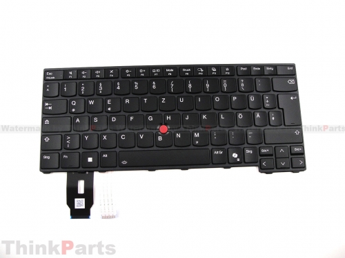 New/Original Lenovo ThinkPad L14 Gen 5 6 7 Keyboard German Backlit Black 5N21M38544