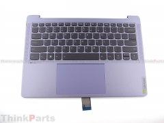 New/Original Lenovo Yoga Slim 6 14IRP8 14IRH8 Palmrest Keyboard Bezel US Backlit Blue for Non-Fingerprint 5CB1L44441
