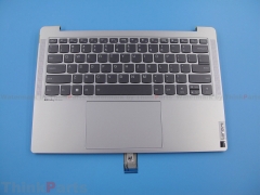 New/Original Lenovo Yoga Slim 6 14APU8 14IAP8 Palmrest Keyboard Bezel Upper US Iron Gray for Non-Fingerprint 5CB1J76018