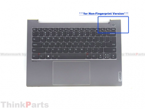 New/Original Lenovo ThinkBook 14 G4+ ARA IAP Palmrest Keyboard Bezel US Backlit Gray for Non-fingerprint 5CB1H68356