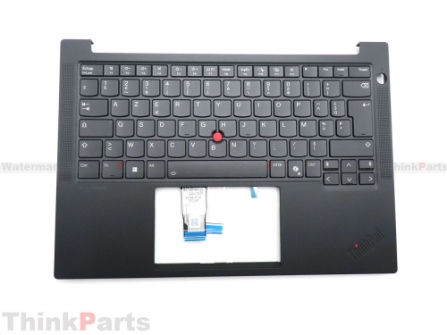 New/Original Lenovo ThinkPad E14 Gen 7 Palmrest Keyboard Bezel French Backlit 5M11S26844