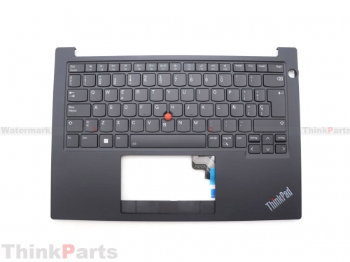 New/Original Lenovo ThinkPad E14 Gen 5 Palmrest Keyboard Bezel Spanish Backlit 5M11Q09087
