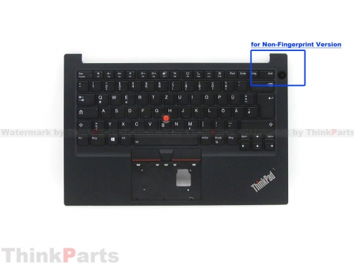 New/Original Lenovo ThinkPad E14 Gen 2 Palmrest Keyboard Bezel German Backlit for Non-Fingerprint 5M10Z27336