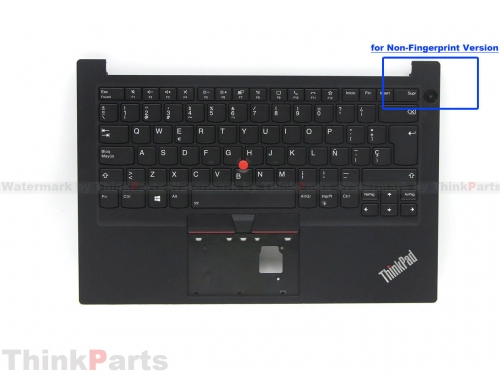 New/Original Lenovo ThinkPad E14 Gen 2 Palmrest Keyboard Bezel Spanish Backlit for Non-Fingerprint 5M11A34970