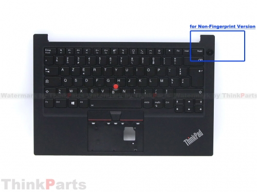 New/Original Lenovo ThinkPad E14 Gen 2 Palmrest Keyboard Bezel French Backlit for Non-Fingerprint 5M10Z27335