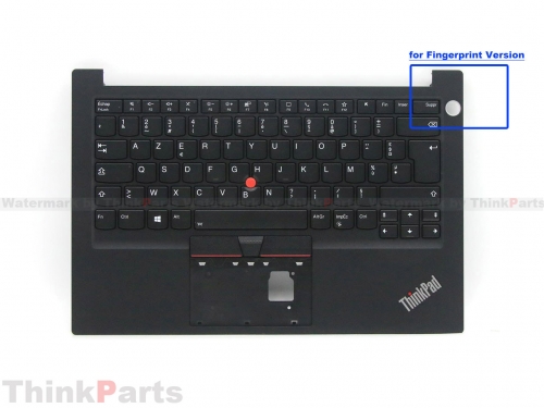 New/Original Lenovo ThinkPad E14 Gen 2 Palmrest Keyboard Bezel French Backlit for Fingerprint 5M10Z27369