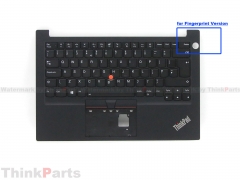 New/Original Lenovo ThinkPad E14 Gen 2 Palmrest Keyboard Bezel UK-English Backlit for Fingerprint 5M10Z27384