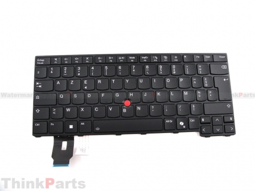 New/Original Lenovo ThinkPad L14 Gen 6 7 Keyboard French Backlit FRA Black 5N21M38542