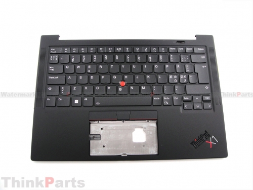 New/Original Lenovo ThinkPad X1 Carbon Gen 11 Palmrest Keyboard Bezel Nordic Backlit WWAN 5M11H62826
