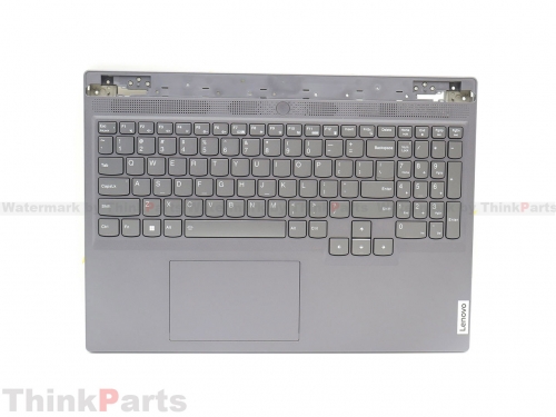 New/Original Lenovo Legion Slim 5 16IRH8 16APH8 Palmrest Keyboard Bezel US with RGB Backlit Gray 5CB1L56042