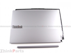 New/Original Lenovo ThinkBook 14 G8 G9 Lcd Cover and Front Bezel with Hinges Cap Gray for Standard RGB 5CB1M48319 5CB1M48324