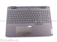 New/Original Lenovo LOQ 15APH8 15IRH8 Palmrest Keyboard Bezel US with White Backlit Upper Case 5CB1L49781