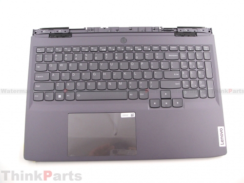 New/Original Lenovo LOQ 15APH8 15IRH8 Palmrest Keyboard Bezel US with White Backlit Upper Case 5CB1L49781
