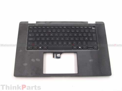 New/Original Dell Latitude 7530 15.6" Palmrest Keyboard Bezel UK Backlit wo/SC wo/USB 0HH1KT