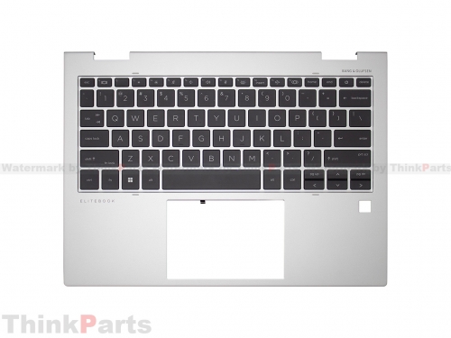 New/Original HP Elitebook x360 830 835 G10 13.3" Palmrest Keyboard Bezel US Backlit Silver N02320-001