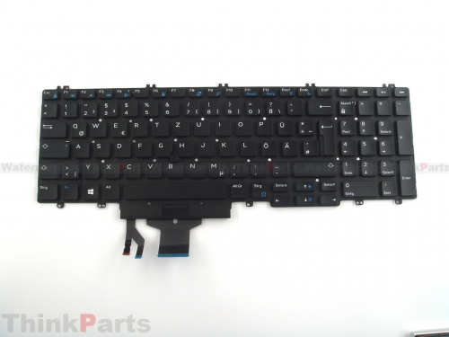 New/Original Dell Precision 7530 7540 7730 7740 German Non-Backlit Keyboard Black 0H87NF
