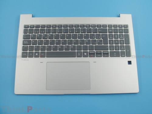 New/Original HP Probook 4 G1a 16 Palmrest Keyboard Bezel Spanish Backlit w/TP P38809-071