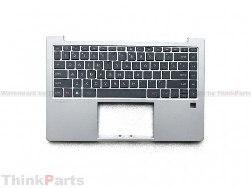 New/Original HP Omnibook 3 14-HA 14.0" Palmrest Keyboard Bezel US Backlit P40751-001 Silver