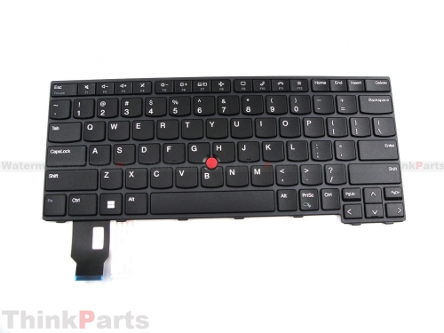 New/Original Lenovo ThinkPad T14 P14S Gen 3 4 Keyboard US English Non-Backlit Black 5N21D68008