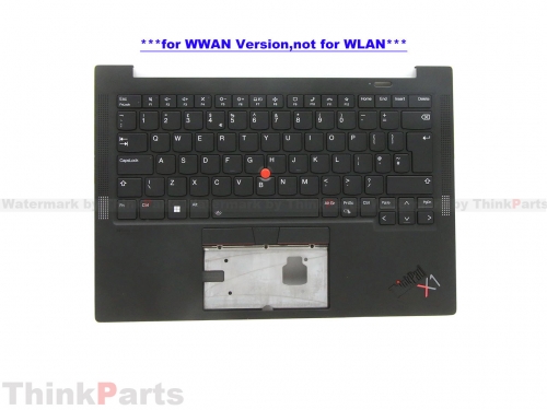 New/Original Lenovo ThinkPad X1 Carbon Gen 10 Palmrest Keyboard Bezel UK-English for Upper WWAN 5M11K07698
