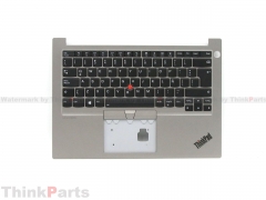 New/Original Lenovo ThinkPad E14 (20RA 20RB) Palmrest Keyboard Bezel Latin Spanish Backlit Silver 5M10W64441