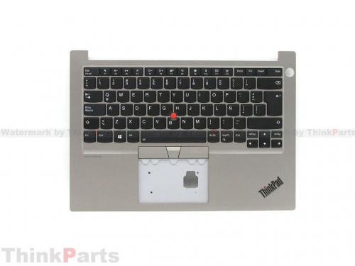 New/Original Lenovo ThinkPad E14 (20RA 20RB) Palmrest Keyboard Bezel Latin Spanish Backlit Silver 5M10W64441