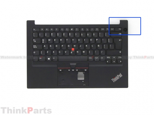 New/Original Lenovo ThinkPad E14 Gen 3 4 Palmrest Keyboard Bezel Latin Spanish Non-Backlit for Non-Fingerprint 5M10Z54589