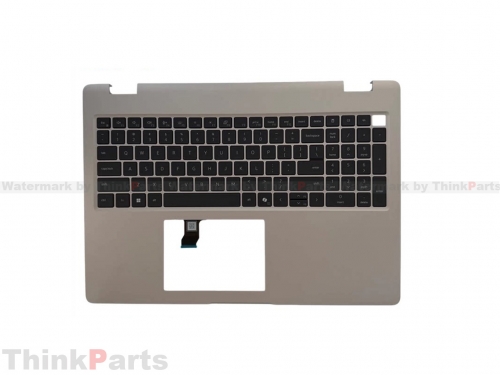 New/Original Dell Pro 16 PC16250 PC16255 16.0" Palmrest Keyboard Bezel US Non backlit Silver 099TK0