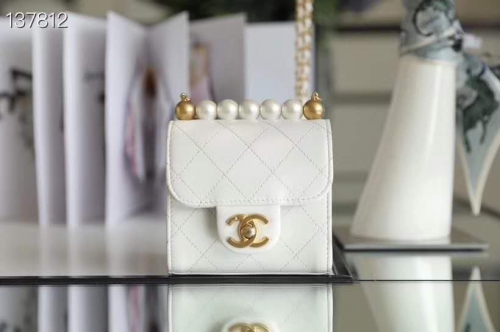 Chanel 2020  Imitation Pearl Mini Flap Bag