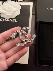 Chanel Hollow Out Marquis Zirconia Big CC Hairpin Fashion Costume Jewelry