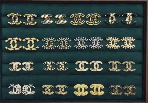Chanel CC Pierced Stud Earring Collection