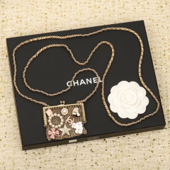 Chain Long Leather Chain Necklace Bag Pendant