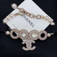 Chanel Top Replica Copy COCO Pearl Adjustable Bracelet Luxury Brand Factory Outlet Wholes