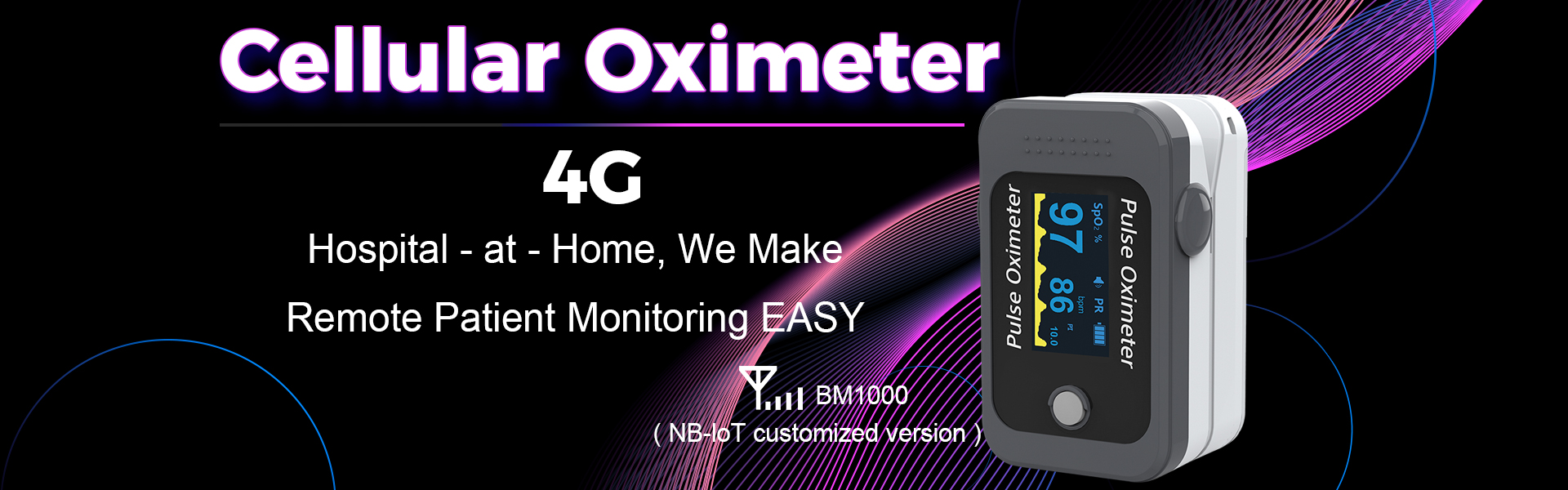 4G Fingertip Pulse Oximeter