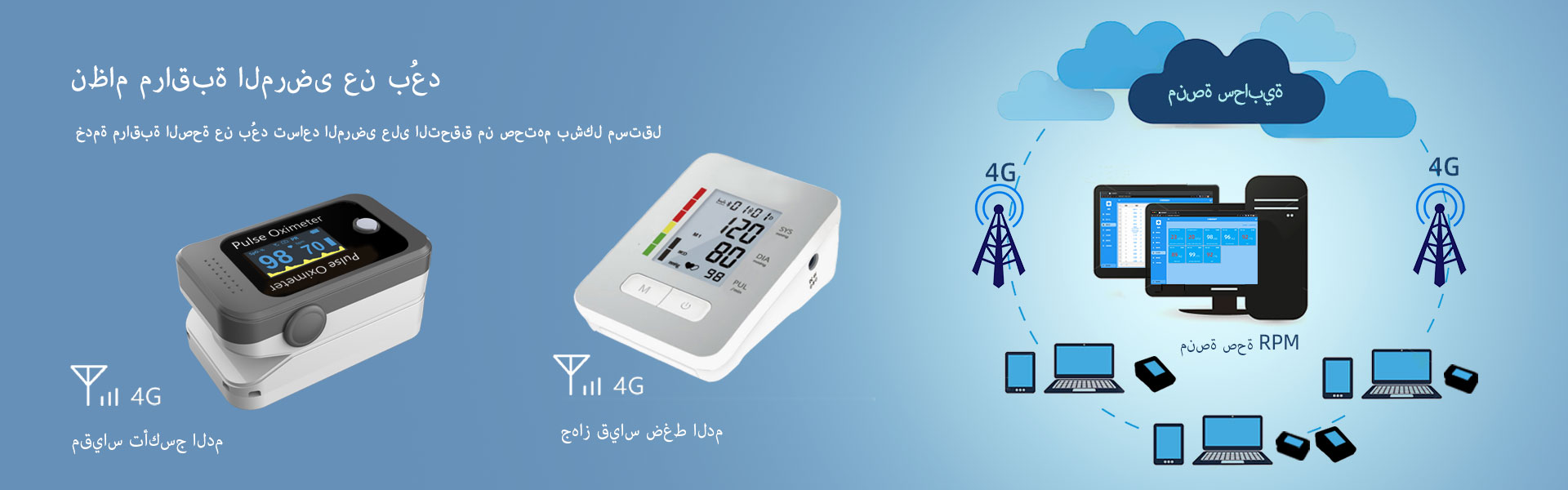 أجهزة مراقبة المرضى عن بعد