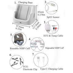 Multi parameter veterinary monitor