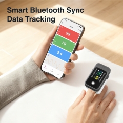 Saturimetro da dito intelligente Bluetooth BM1000C | Certificato ANVISA, FDA e CE