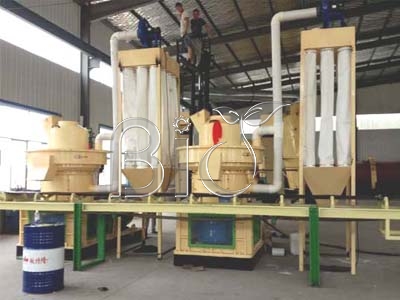 6tons/h Wood pellet Production line installed