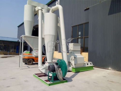 Germany Client order High effcieny Wood hammer mill complete set
